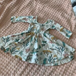 Alice + Ames Floral Long Sleeve Baby Dress